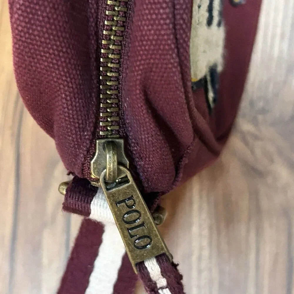 Polo Ralph Lauren Big Kids Patches Canvas Varsity Crossbody Bag